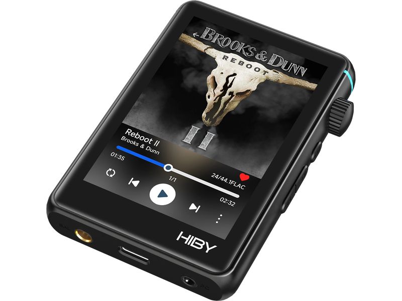 HiBy HiRes-Player R3 II 2025 Schwarz Hi-Res Musik-Player mit Bluetooth und WiFi
