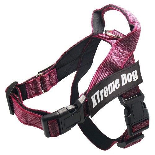 Coleira peitoral Xtreme Classic para cães, rosa