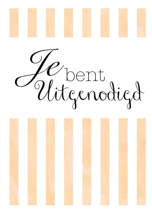 Uitnodiging strepen