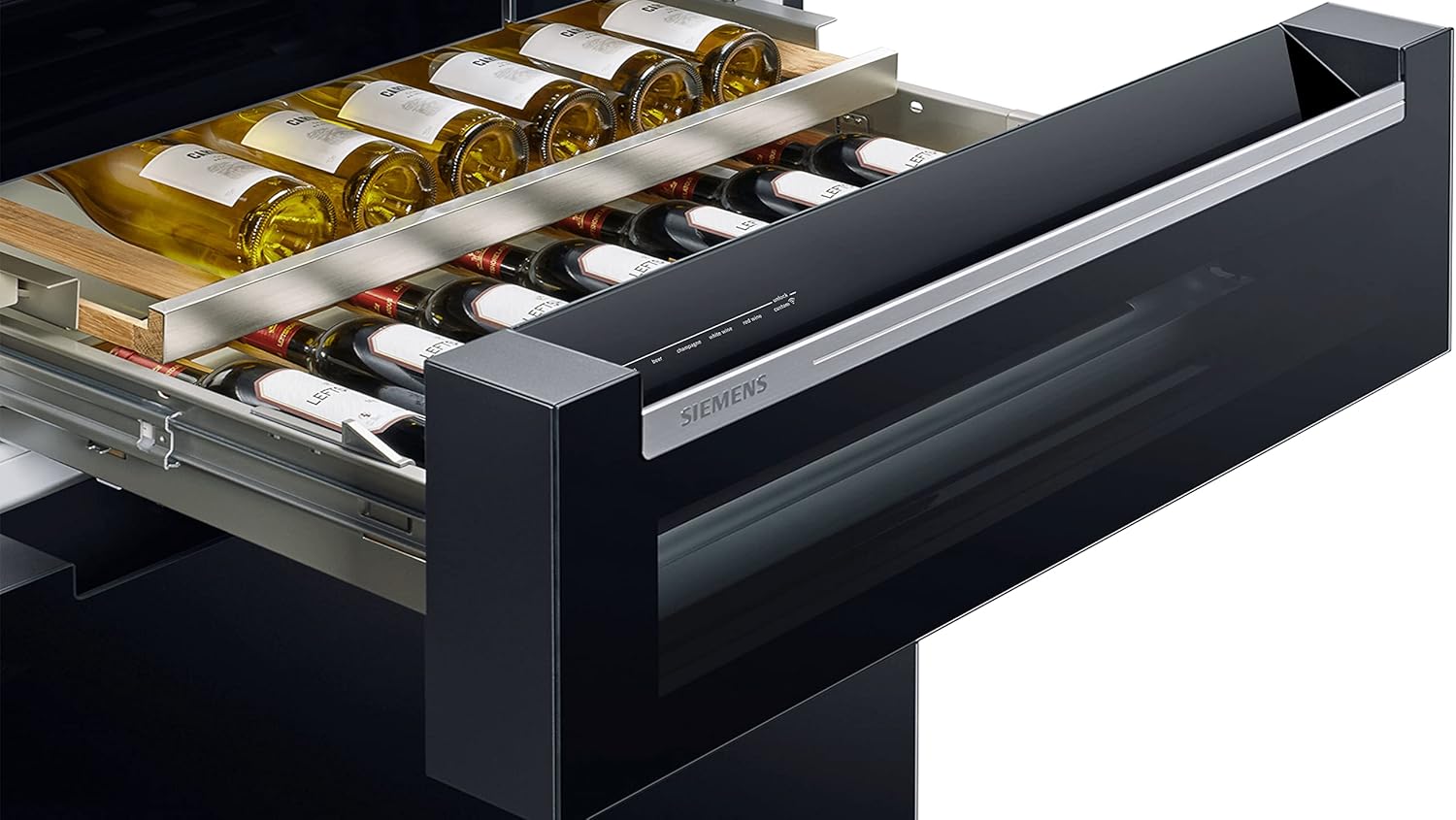 SIEMENS KF96NVPEA iQ300 Multi-Door-Kühlschrank, 183 x 91 cm, 405 L Kühlen & 200 L Gefrieren, hyperFresh längere Frische, noFrost nie wieder abtauen, superCooling schnellere Kühlung
