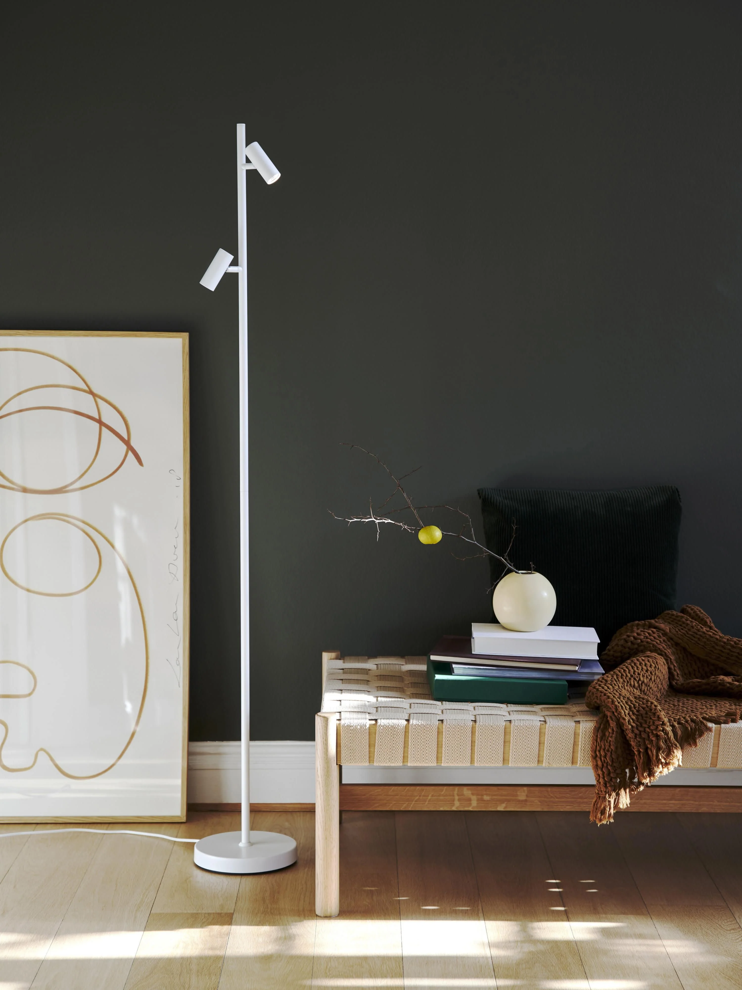 Dimbare LED leeslamp Omari