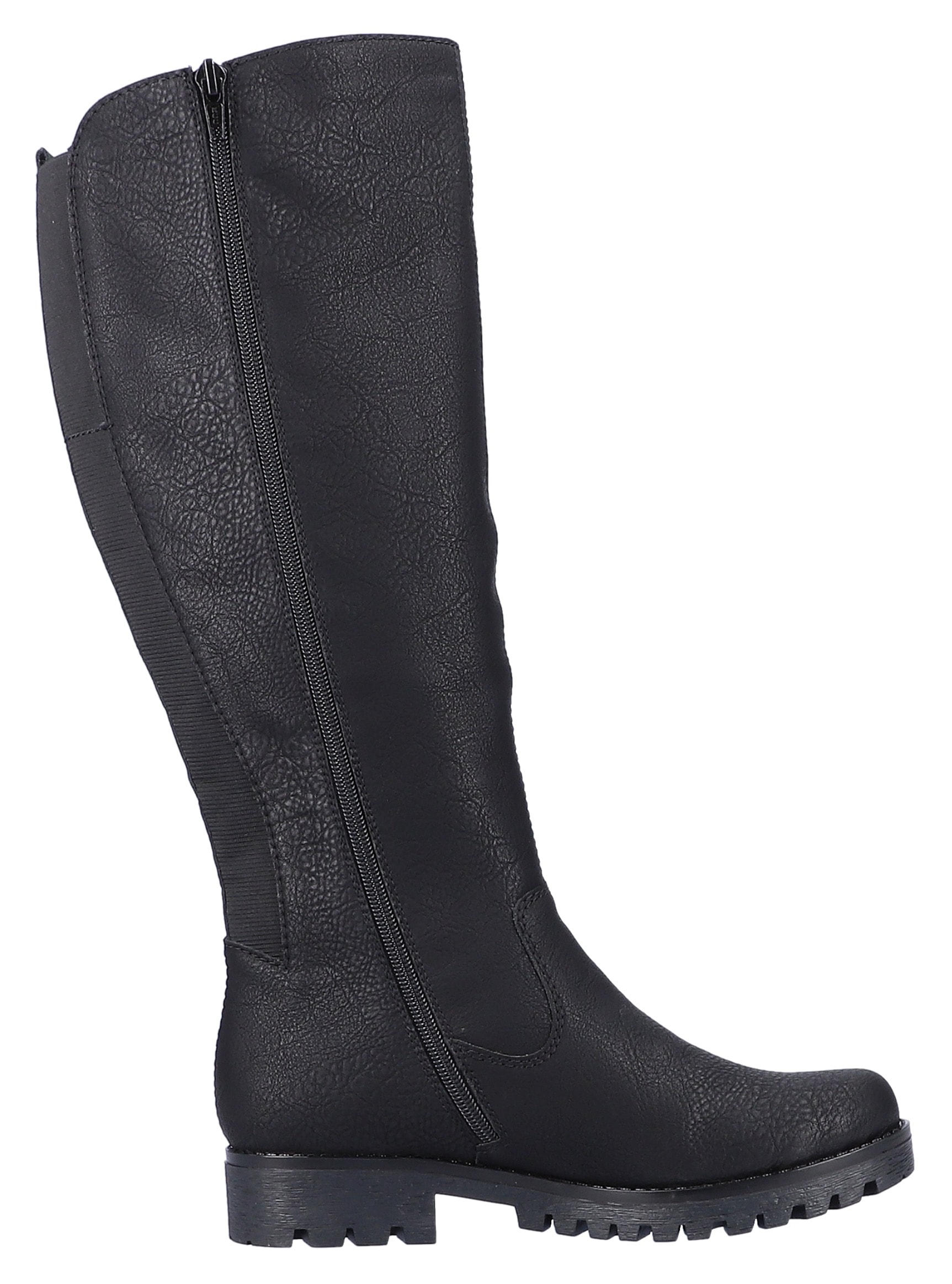 Rieker Winterstiefel  , Langschaftstiefel, Winterstiefel im klassischen Look, TEX-Membran