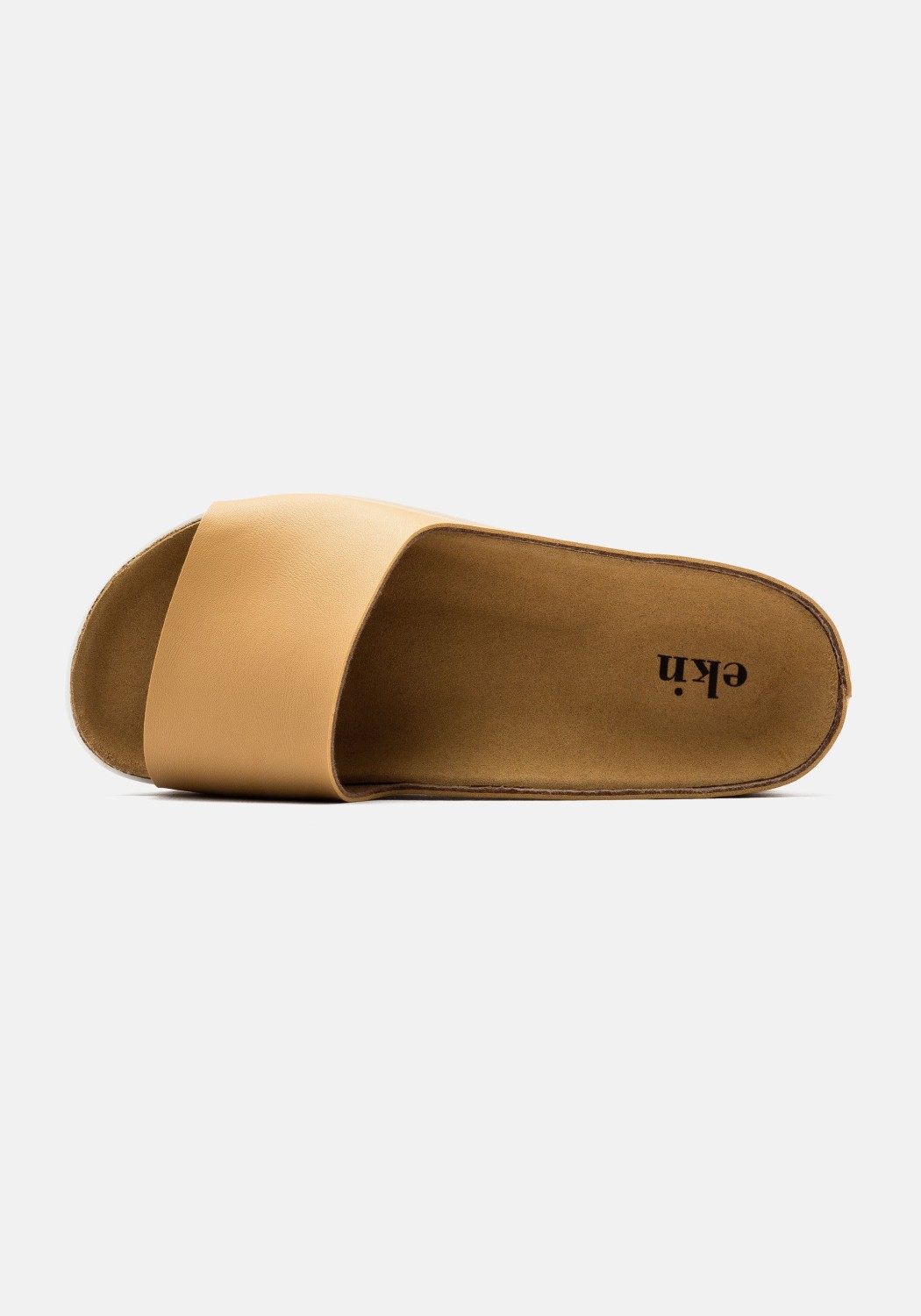 ekn footwear Sandale Palm Sandal Cognac Vegan