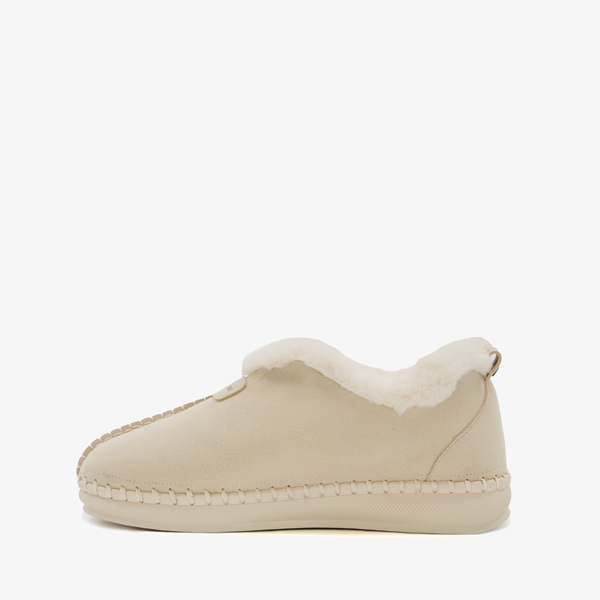 Hush Puppies gevoerde dames pantoffels beige