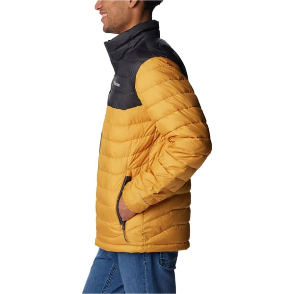 Doudoune randonnée COLUMBIA POWDER LITE JKT RAW HONEY/SHARK ZIPS
