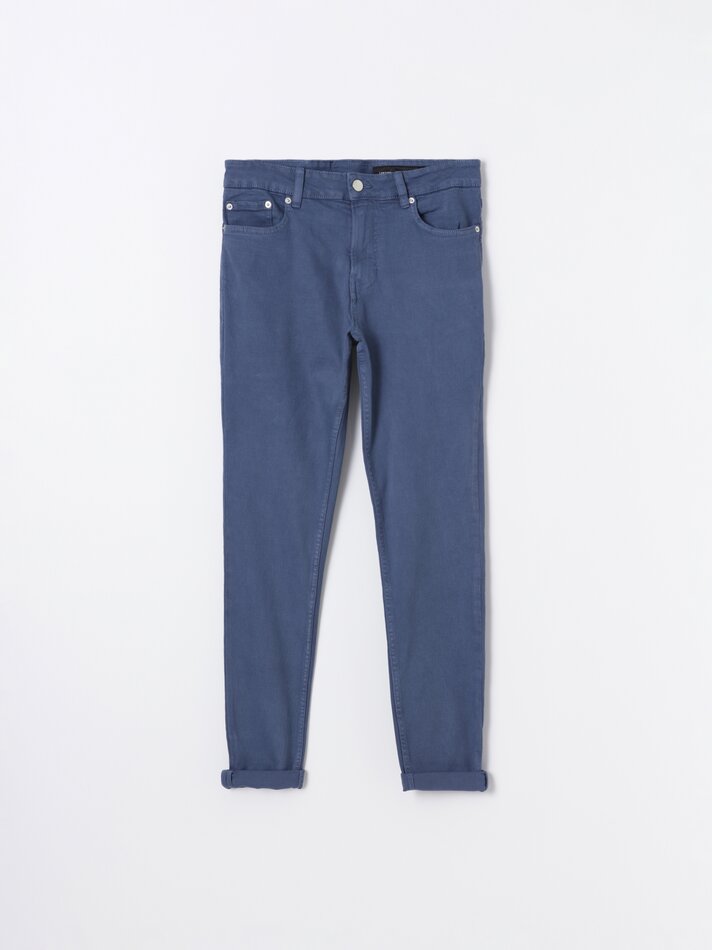 Calça jeans skinny - Azul marinho