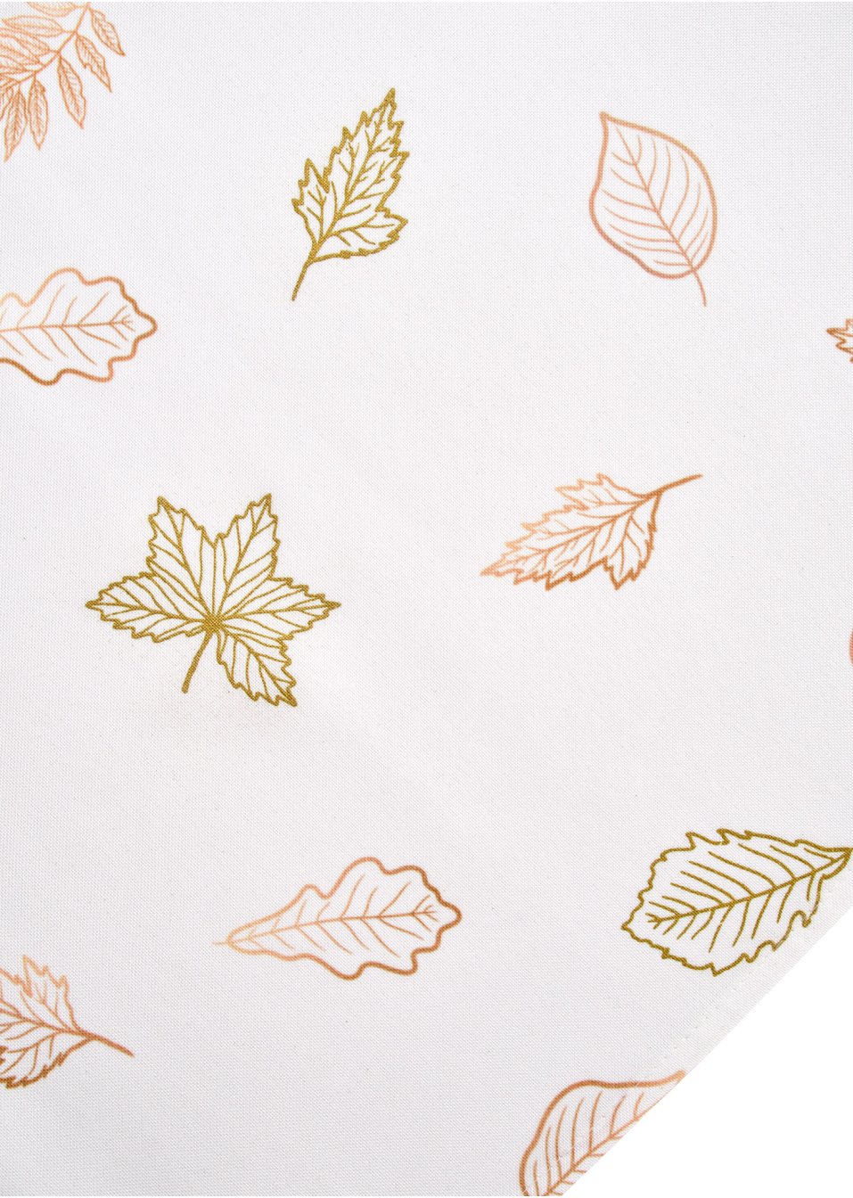 Chemin de table avec imprimé feuilles