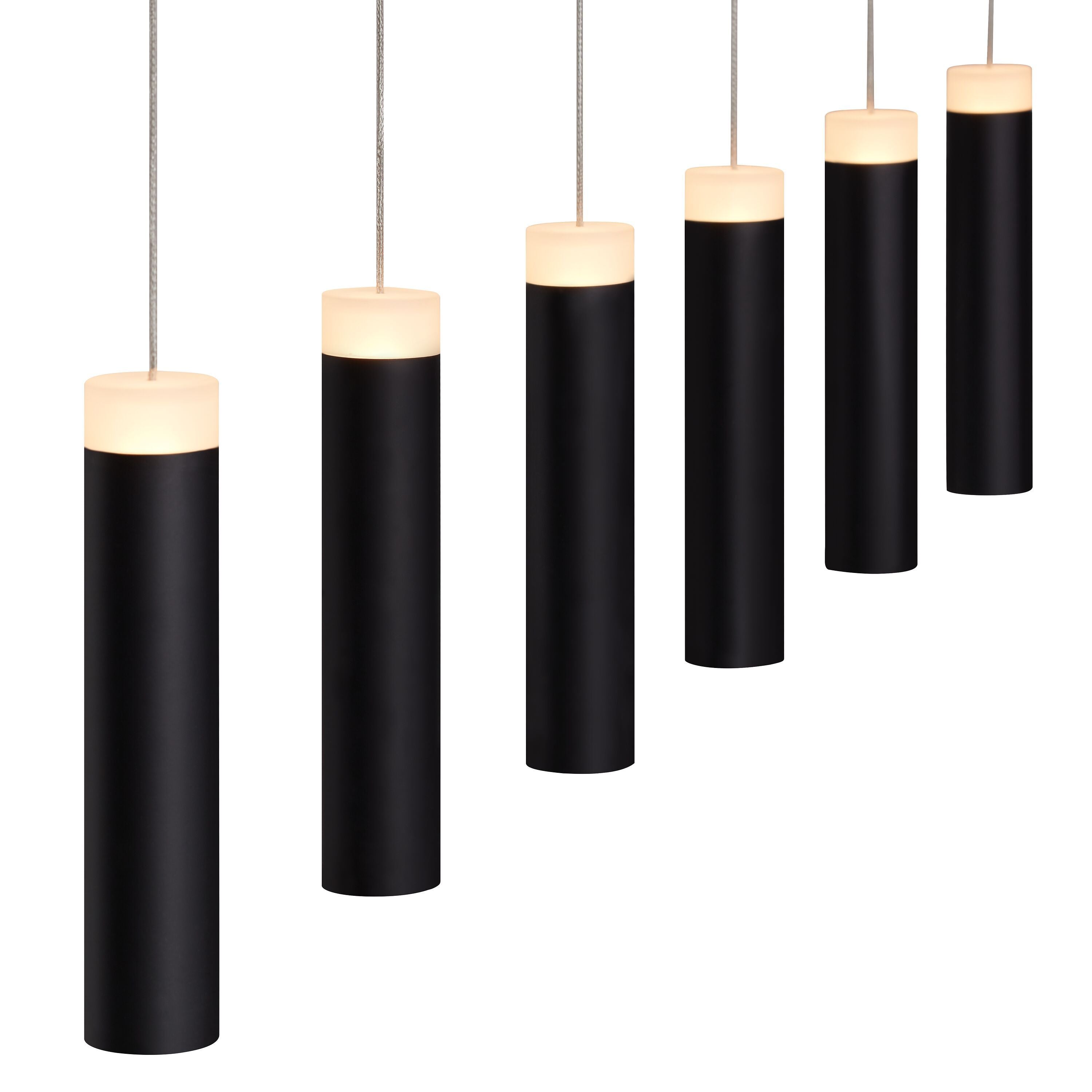 SORIA Hängeleuchte - Schwarz / B: 108.0 cm x T: 4.0 cm x H: 150.0 cm
