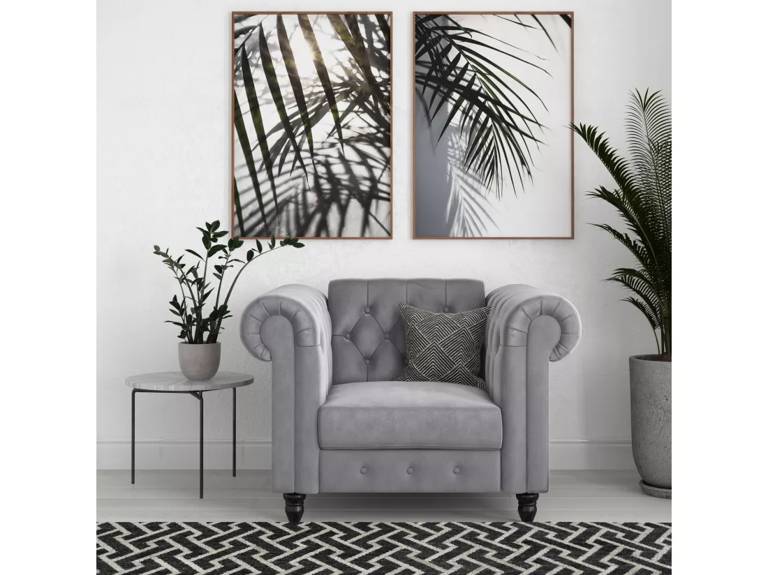 Chaise Longue Felix Gris Clair