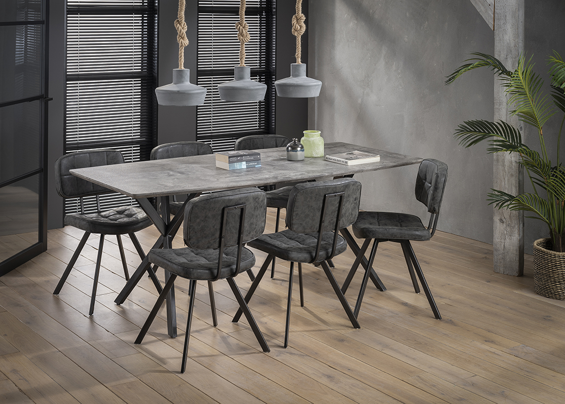 Eettafel Mortel 160 cm Eiken
