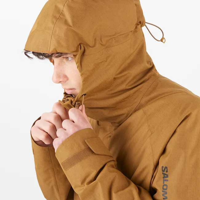 PATROLLER 3-IN-1 INSULATION  Thermo-Jacke mit Kapuze Herren Rubber/DEEPBLACK