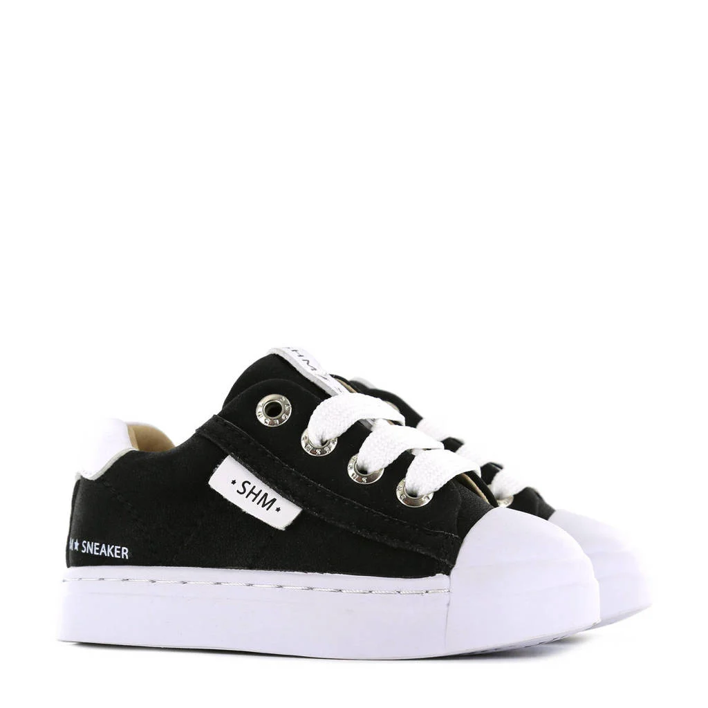 Shoesme SH21S001-Jleren sneakers zwart