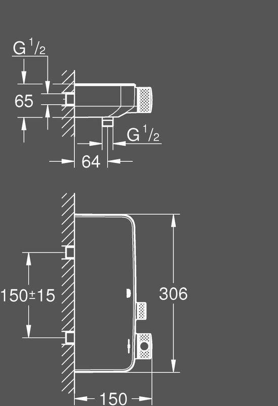 GROHE Grohtherm Smartcontrol Douchekraan - Chroom - 34719000
