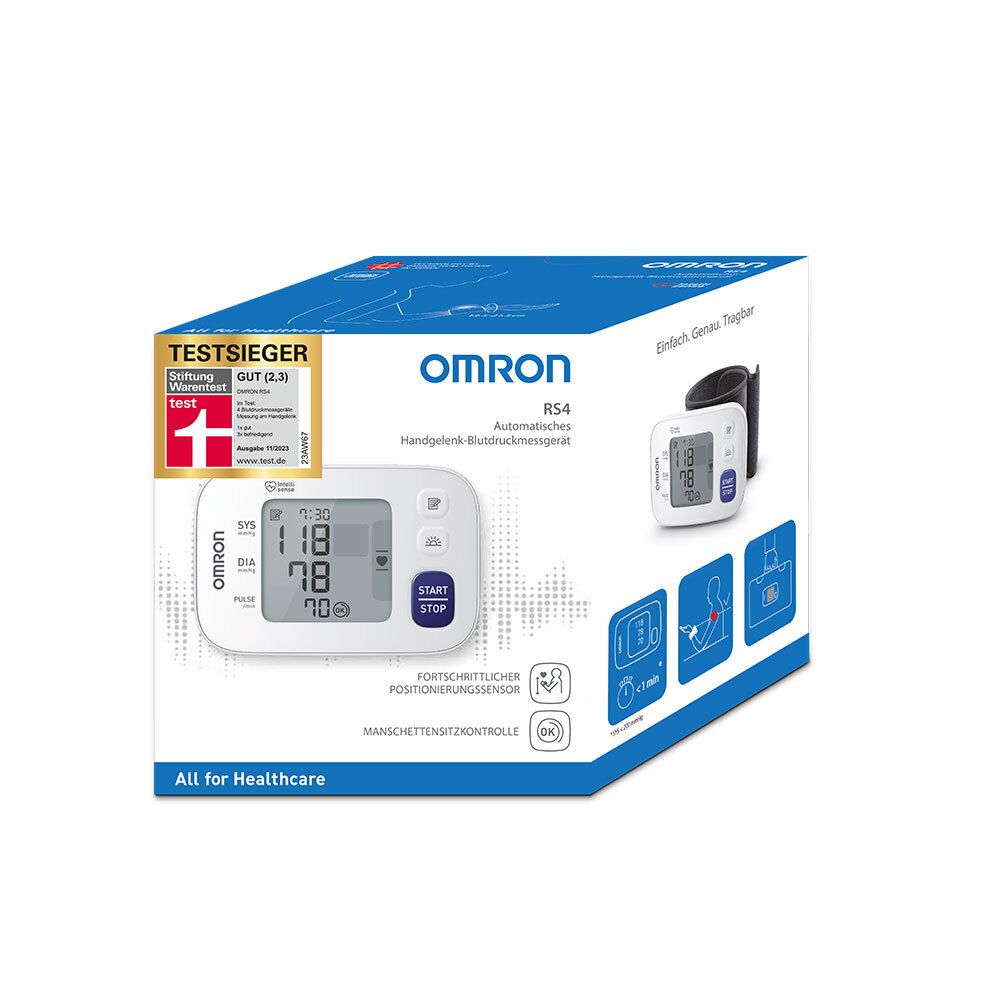 OMRON RS4 Handgelenk-Blutdruckmessgerät