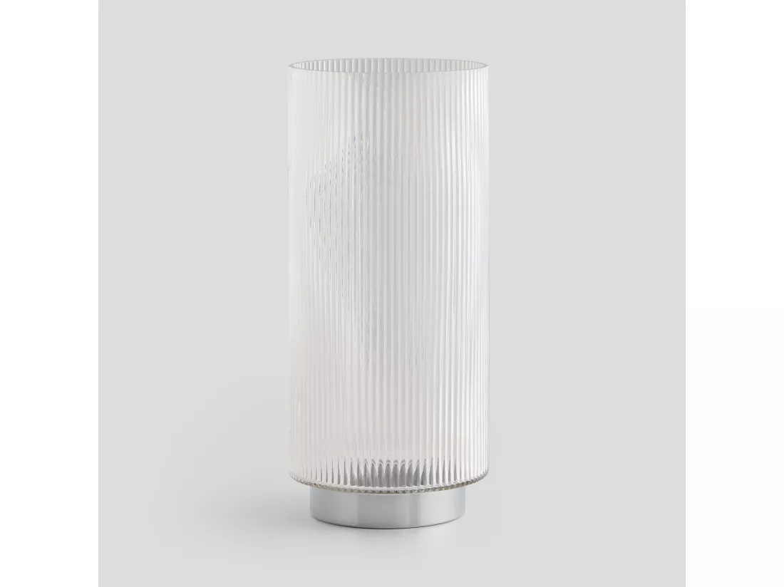 Vase Sublia argent moyen 40 x 18