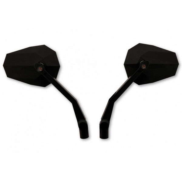 Highsider - Rétroviseurs Stealth-X2 Réversibles + clignotant intégré Noir