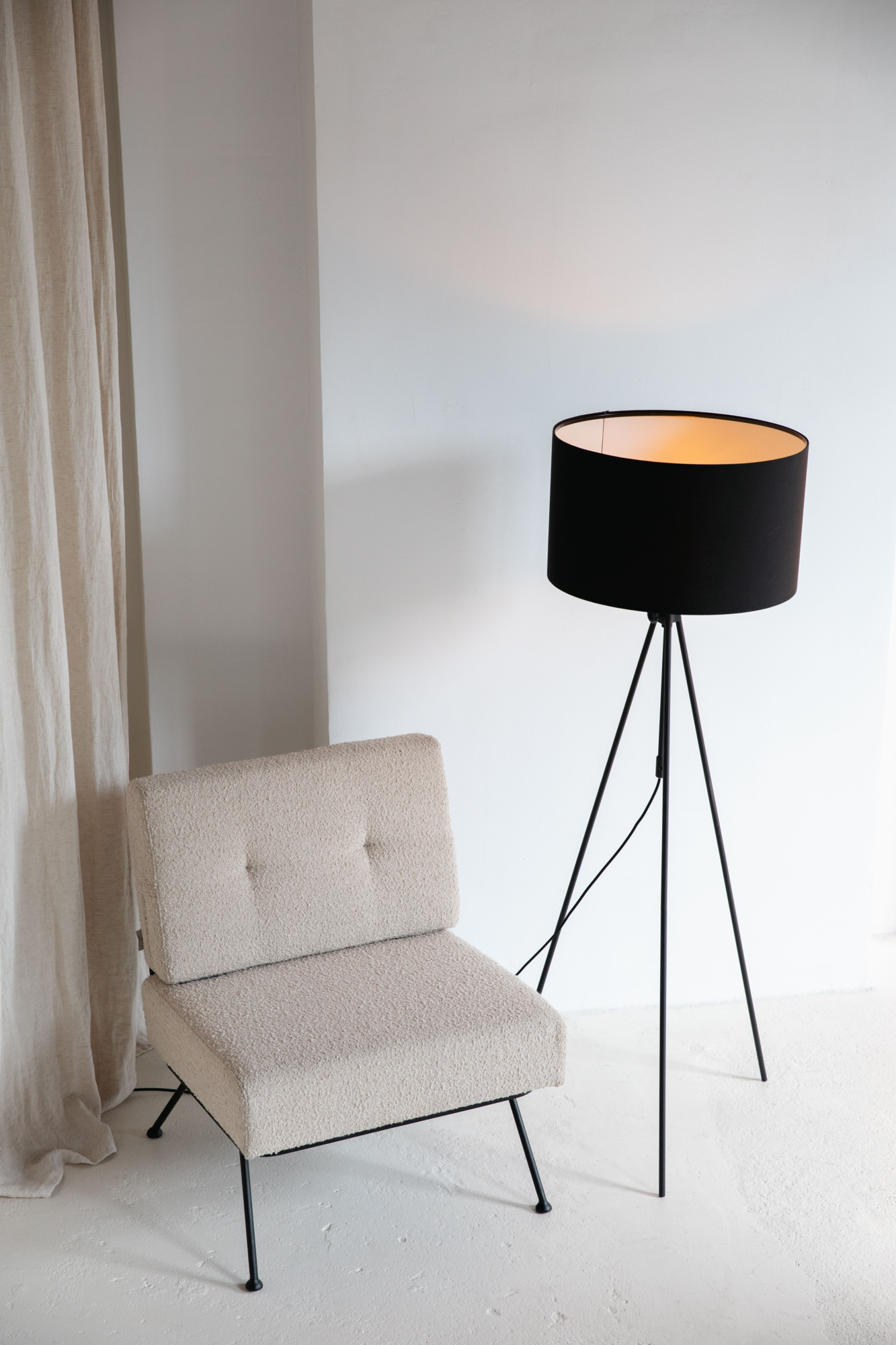 Vloerlamp Lesley groen