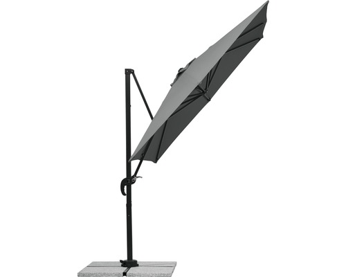 Schneider Rhodos Junior parasol 230 x 230 cm antraciet