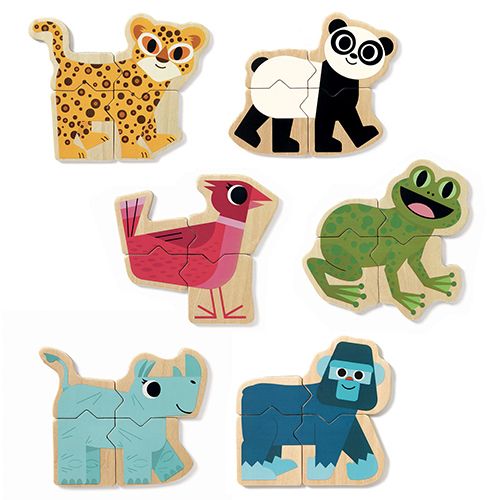 Djeco magnetische dieren - 24st