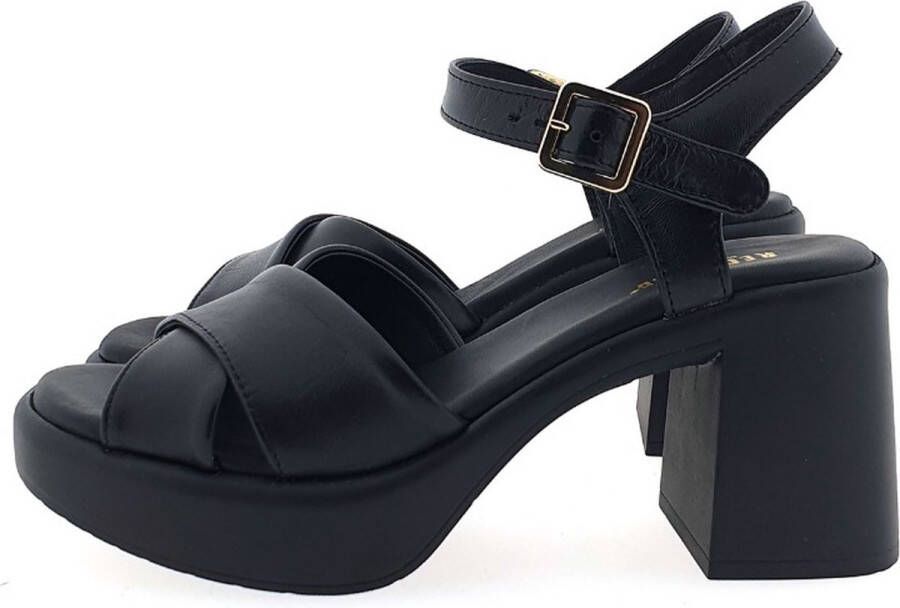 RED-RAG Sandalen Dames 79600 Maat: 41 Materiaal: Leer Kleur: Zwart