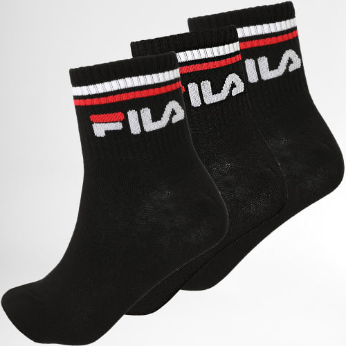 Lot De 3 Paires De Chaussettes F9398 Noir
