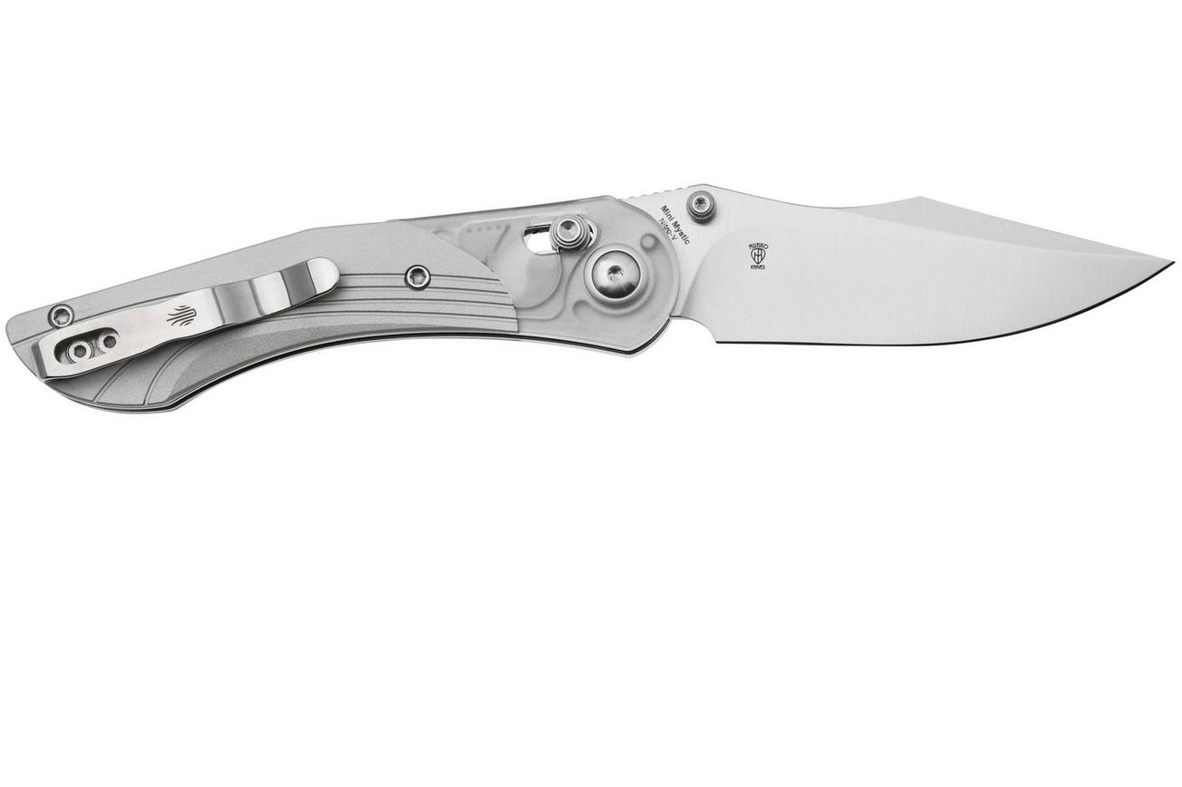 Kizer Vanguard Mini Mystic V3636A1 Satin Nitro-V, Acrylic/Aluminum zakmes, Paul Munko design