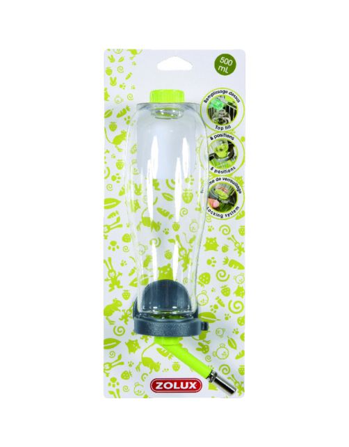 Zolux Drinkfles Top Groen - Waterfontein