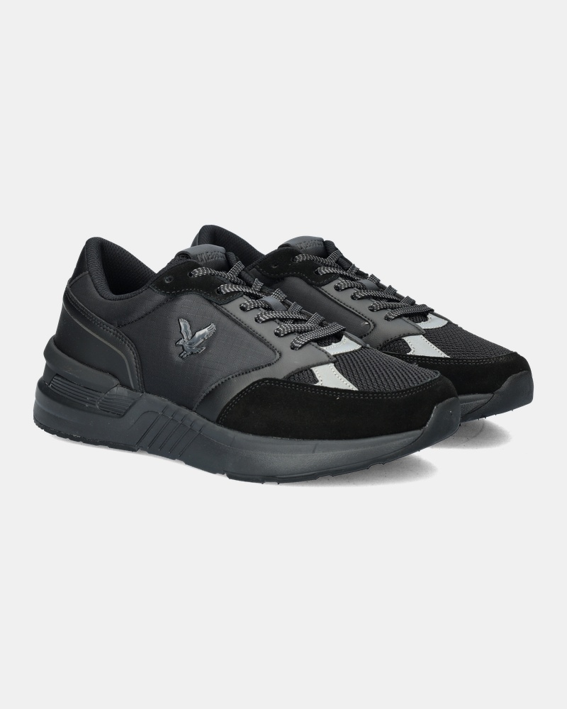 Lyle & Scott Bennachie Lage sneakers  - zwart