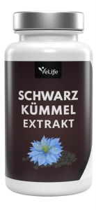 VELIFE Schwarzkümmel Extrakt Kapseln, 60 Stück