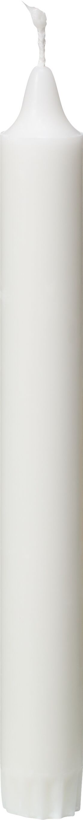 EILA Stabkerze - Weiss / H: 20.0 cm