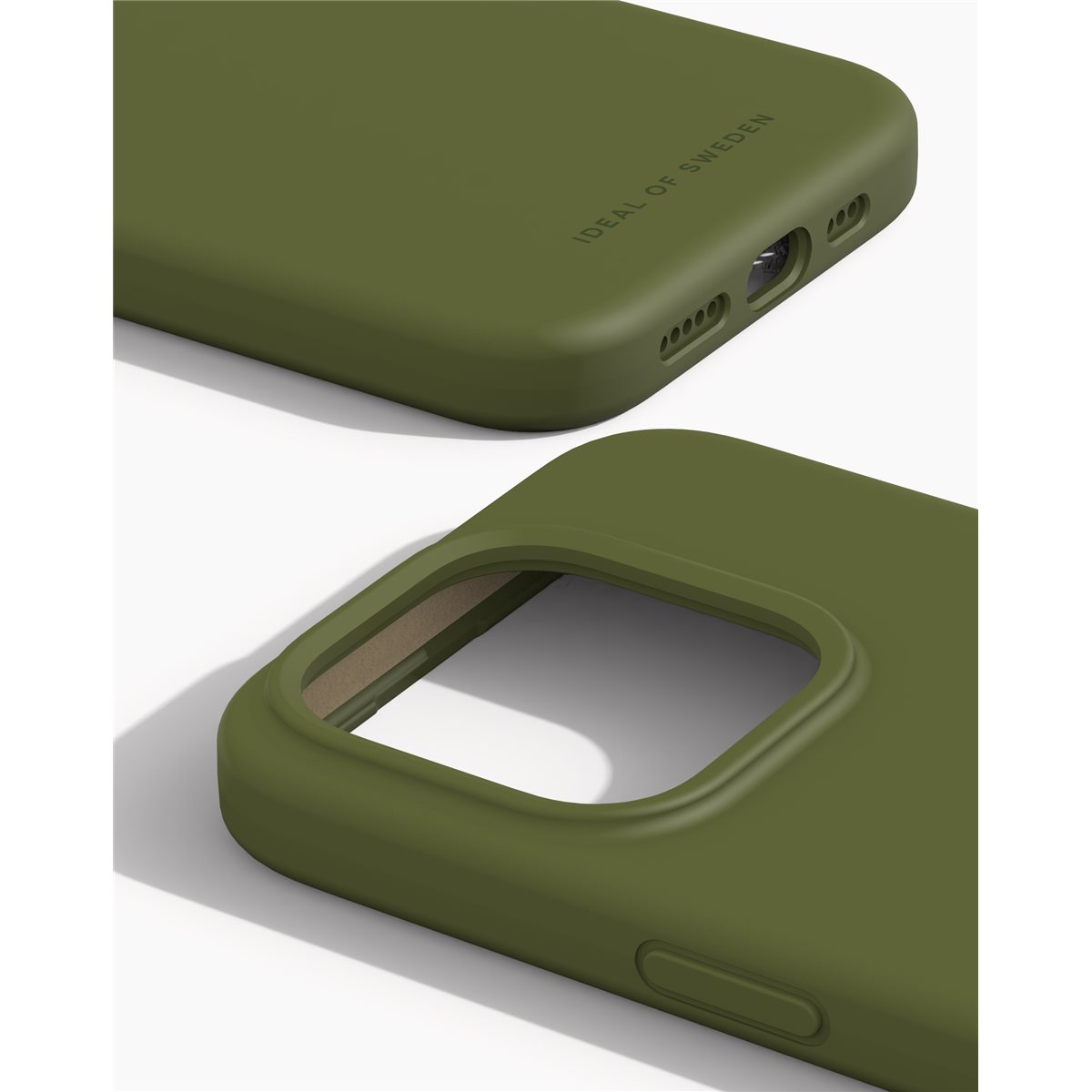 iPhone 15 Pro MagSafe Silikon Hülle Case Recycled (IDSICMS-I2361P-450) - Khaki