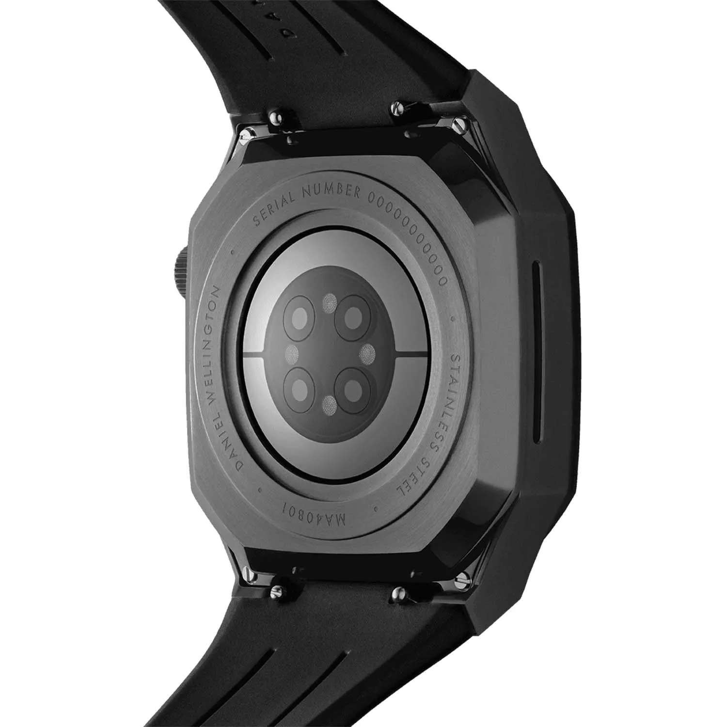 Daniel Wellington Switch 40 mm black Gummirem DW01200003