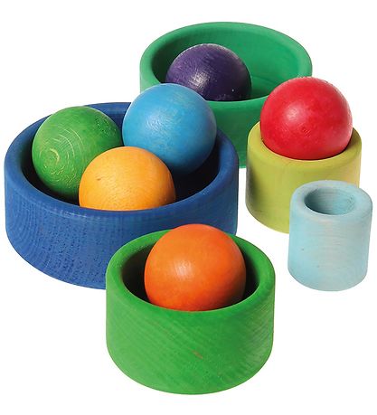 Grimms Holzspielzeug - Stapelnäpfe - 5 Teile - Ocean
