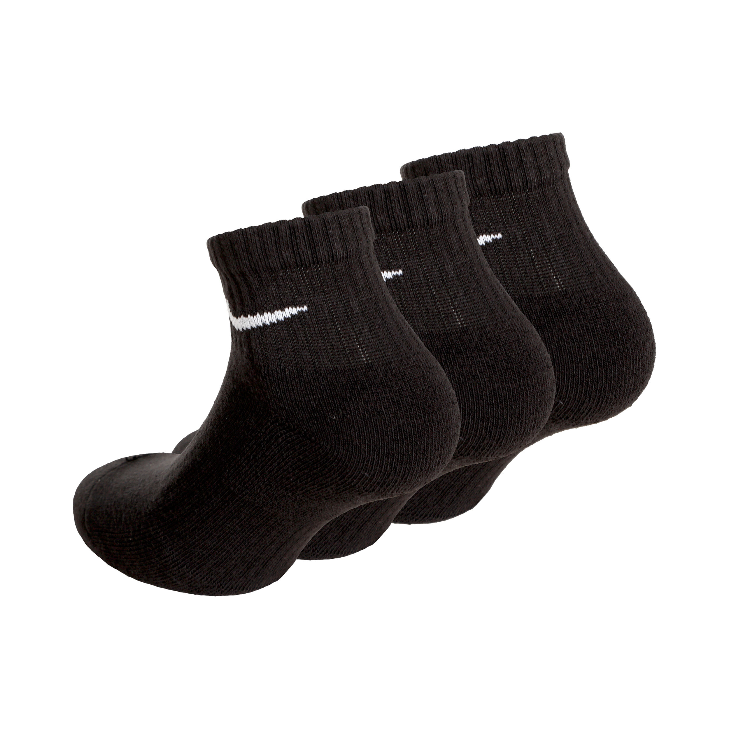 Nike Everyday Cush Ankle Chaussettes De Sport Pack De 3 - Noir , Blanc