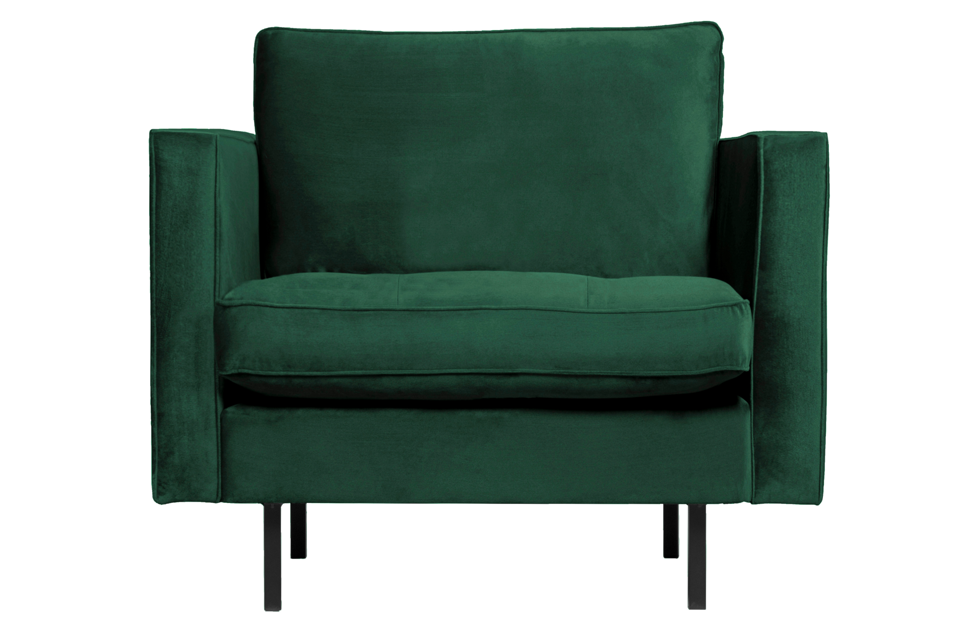 BePureHome fauteuil Rodeo Classic velvet Fauteuil Rodeo Classic Velvet - Green Forest