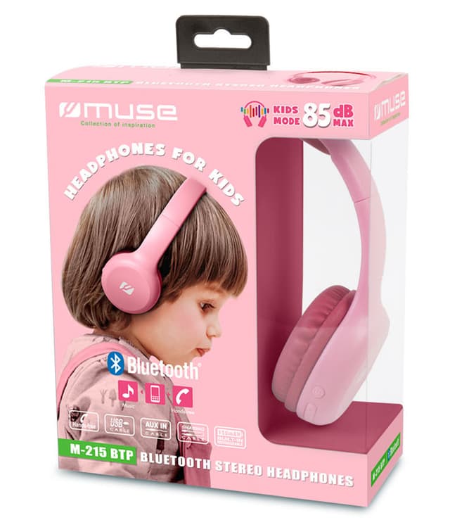 M-215 BTB kids headphone BT pink