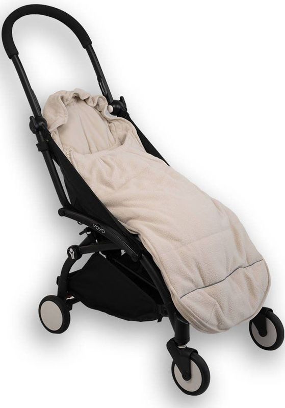 Voetenzak - Creme - Teddy Fleece - Geschikt voor Maxi Cosi en Kinderwagen
