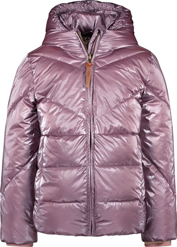 Like Flo - - Winterjas - Lavendel - Dubbele Ritssluiting, Windvangers, Afneembare Capuchon