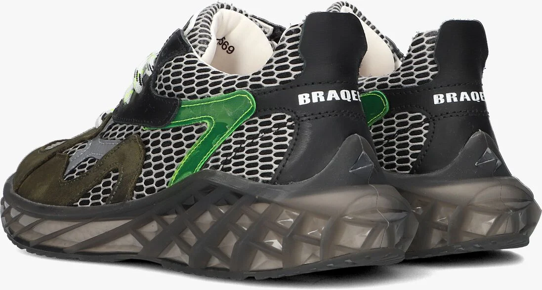 BRAQEEZ groene braqeez lage sneakers alex amsterdam