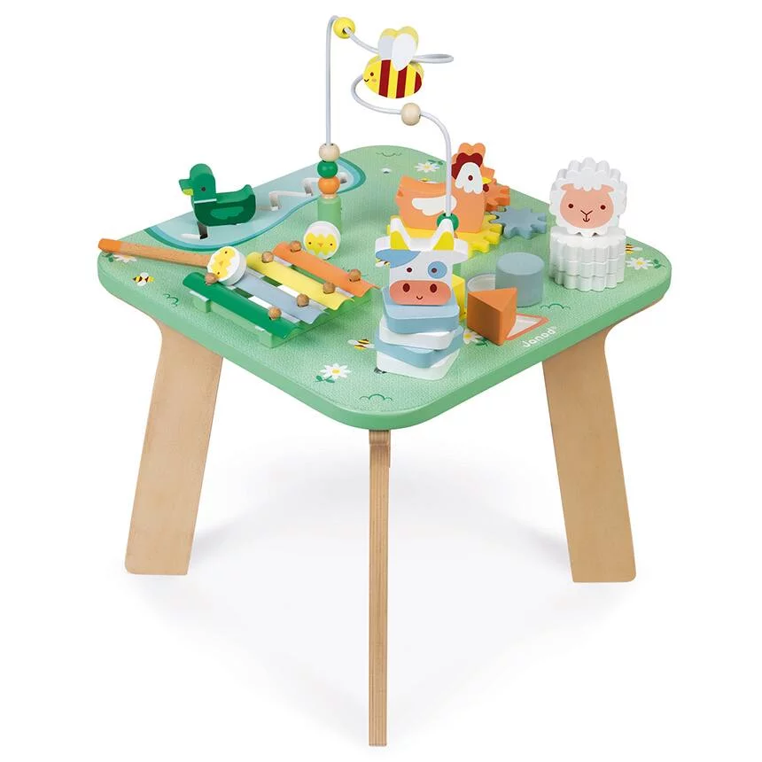 TABLE D'ACTIVITÉS JOLIE PRAIRIE - EN BOIS