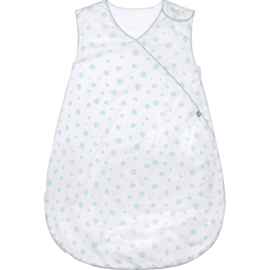 emma & noah Schlafsack Punkte Mint