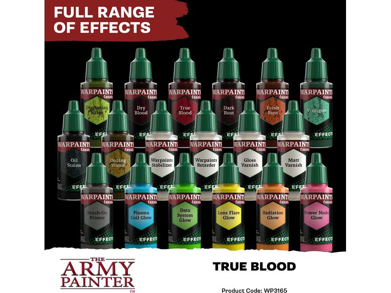 The Army Painter Farbe Warpaints Fanatic Effects: True Bloo Der neue Goldstandard für Miniaturfarben