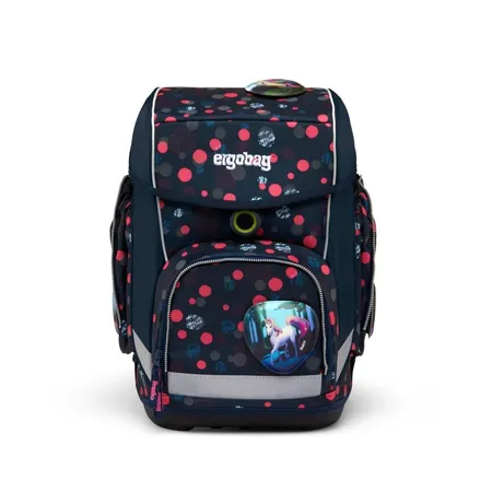 ergobag CUBO Schulrucksack-Set PhantBärsiewelt REFLEX GLOW, 5-teilig