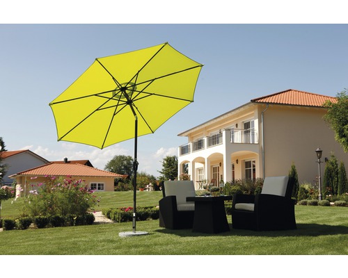 Schneider parasol 270 x 270 x 260 cm Harlem polyester 180 g/m² groen