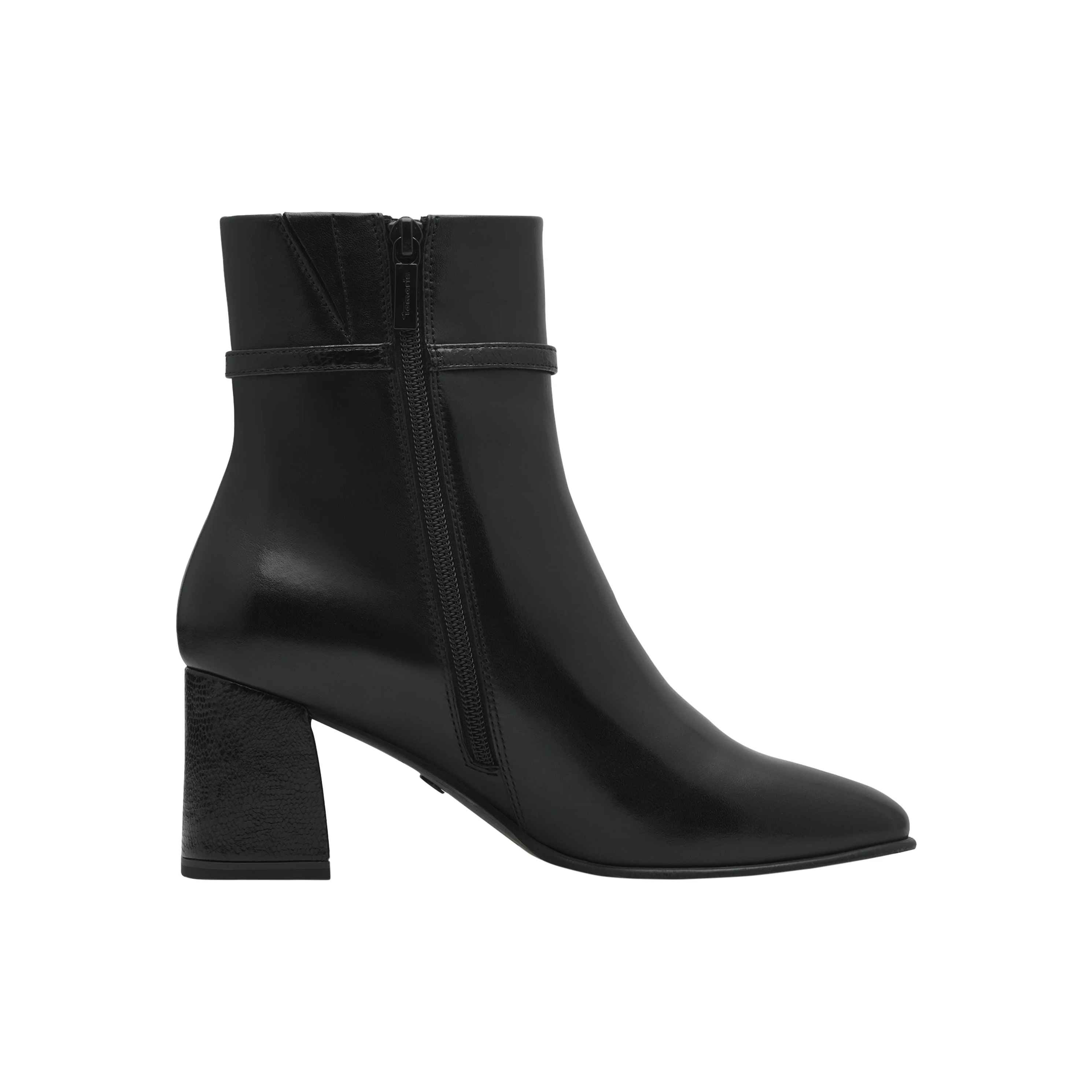 Bottine cuir | Noir