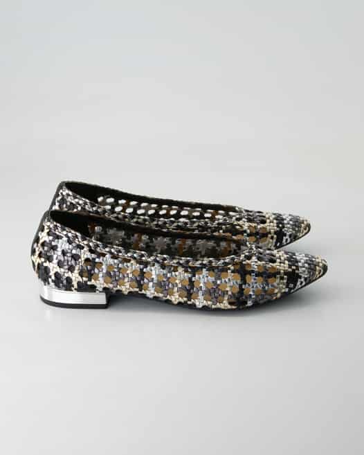 Gioseppo Westerly Ballerinas in Silber