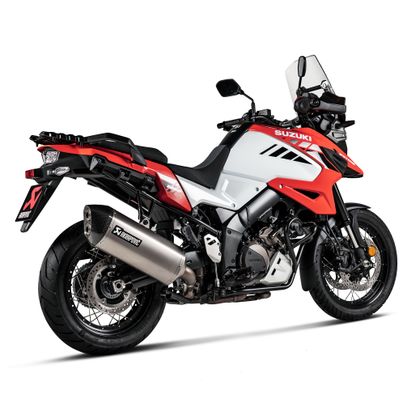 Silencieux Akrapovic Titane embout Carbone - Gris