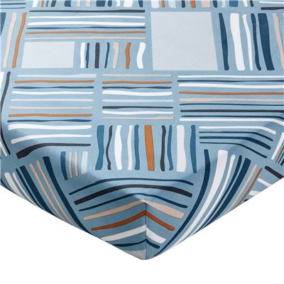 Linge de lit motif losanges - BECQUET CRÉATION