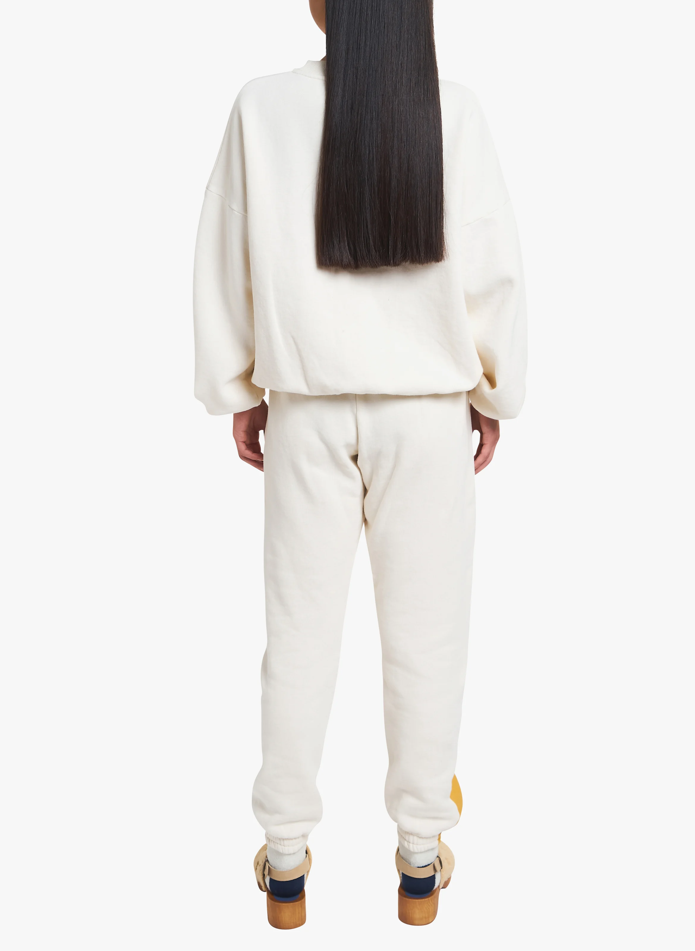Pantalon de jogging en coton bio | Blanc