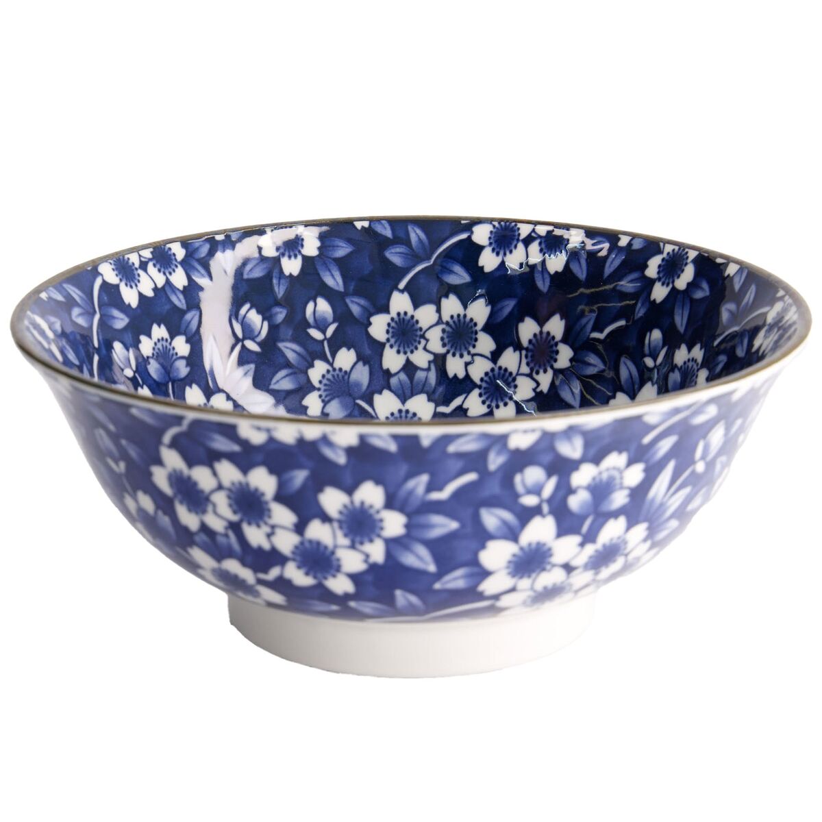 Blue Sakura ramenskål, 1300 ml